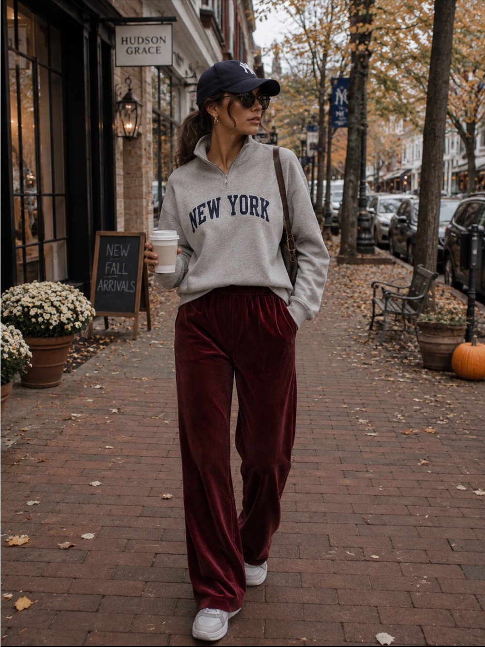 Chico’s Burgundy Velour Pull On Pants NWOT